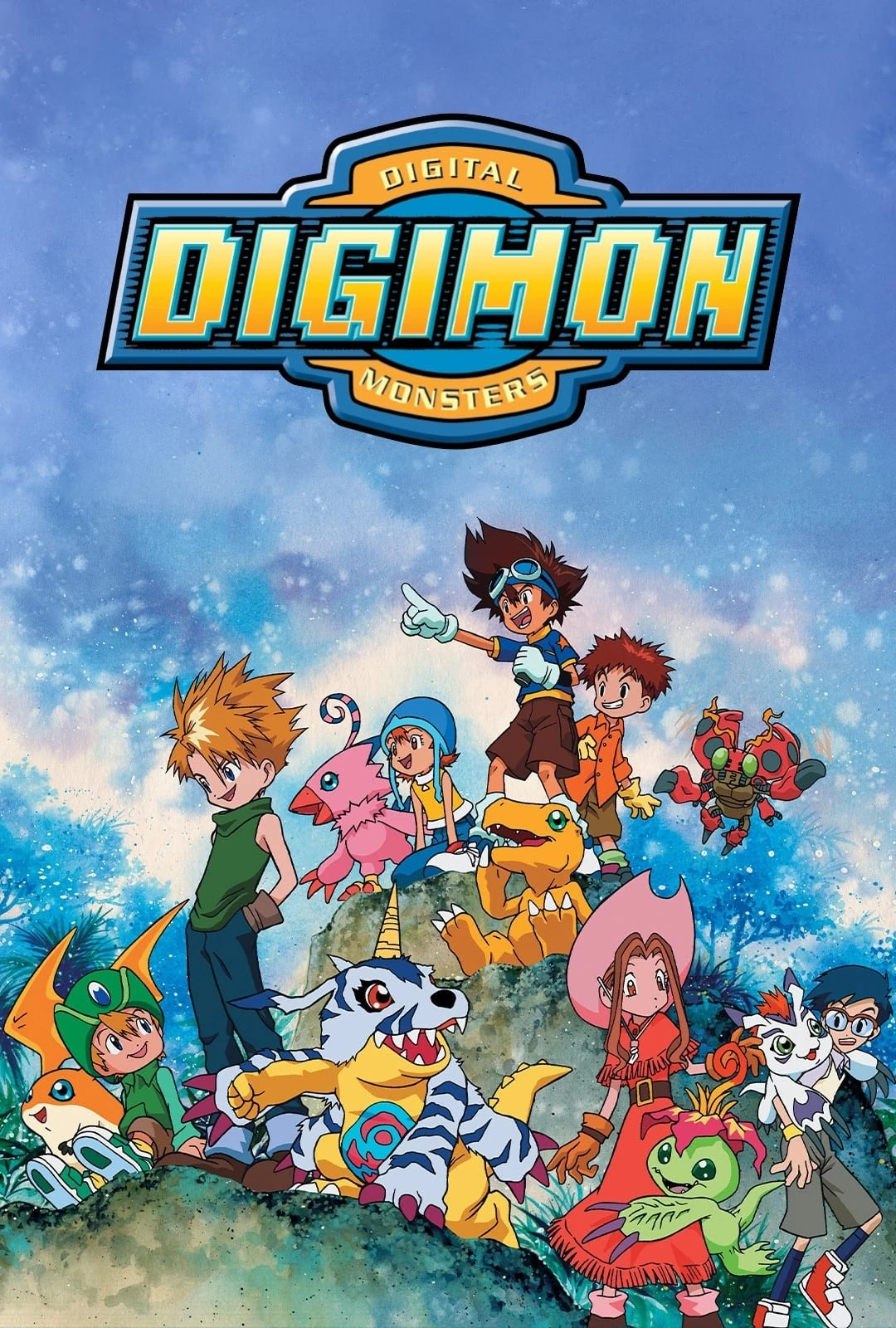 Una imagen del logo de la temporada Digimon Adventure